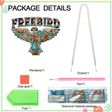 Load image into Gallery viewer, Acrylic Special Shape Free Bird Diamond Painting Pendant for Home Wall Window

