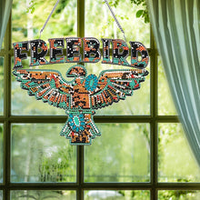 Load image into Gallery viewer, Acrylic Special Shape Free Bird Diamond Painting Pendant for Home Wall Window
