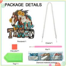 Load image into Gallery viewer, Acrylic Special Shape Horse Diamond Painting Pendant for Home Wall Window
