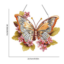 Load image into Gallery viewer, Acrylic Special Shape Butterfly Diamond Painting Hanging Pendant for Art Crafts
