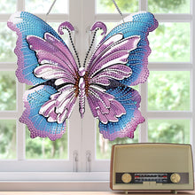 Load image into Gallery viewer, Acrylic Special Shape Butterfly Diamond Painting Hanging Pendant for Art Crafts
