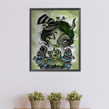 Load image into Gallery viewer, AB Diamond Painting - Full Round - goth elf girl (40*50CM)
