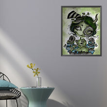 Load image into Gallery viewer, AB Diamond Painting - Full Round - goth elf girl (40*50CM)
