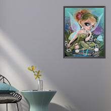 Load image into Gallery viewer, AB Diamond Painting - Full Round - elf girl (40*50CM)
