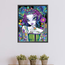 Load image into Gallery viewer, AB Diamond Painting - Full Round - Mysterious elf girl (40*50CM)

