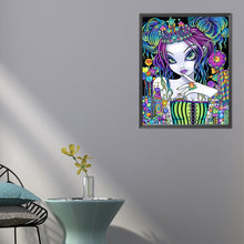 Load image into Gallery viewer, AB Diamond Painting - Full Round - Mysterious elf girl (40*50CM)
