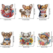 Load image into Gallery viewer, Chihuahua Puppy Special Shape Diamond Painting Fridge Magnet for DIY Crafts

