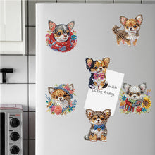 Load image into Gallery viewer, Chihuahua Puppy Special Shape Diamond Painting Fridge Magnet for DIY Crafts
