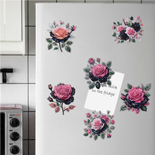 Load image into Gallery viewer, Rose Special Shape Diamond Painting Fridge Magnet for Adults Kids Beginners
