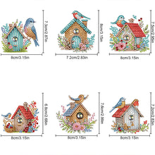 Load image into Gallery viewer, Bird Nest Special Shape Diamond Painting Fridge Magnet for DIY Art Crafts
