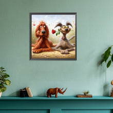 Load image into Gallery viewer, Diamond Painting - Full Round - puppy (30*30CM)
