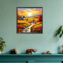 Load image into Gallery viewer, Diamond Painting - Full Round - country house (30*30CM)
