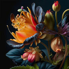 Load image into Gallery viewer, Diamond Painting - Full Round - fantasy flowers (30*30CM)
