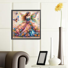 Load image into Gallery viewer, Diamond Painting - Full Round - butterfly fairy (40*40CM)
