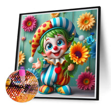 Load image into Gallery viewer, Diamond Painting - Full Round - clown kid (40*40CM)
