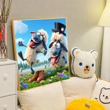 Load image into Gallery viewer, Diamond Painting - Full Round - Funny alpaca (40*40CM)
