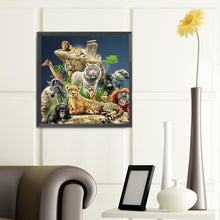 Load image into Gallery viewer, Diamond Painting - Full Round - tropical animals (40*40CM)
