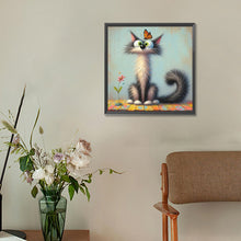 Load image into Gallery viewer, Diamond Painting - Full Round - funny kitten (40*40CM)
