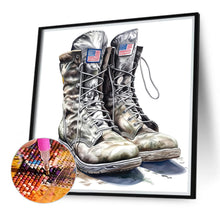 Load image into Gallery viewer, Diamond Painting - Full Round - cowboy boots (40*40CM)
