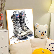 Load image into Gallery viewer, Diamond Painting - Full Round - cowboy boots (40*40CM)
