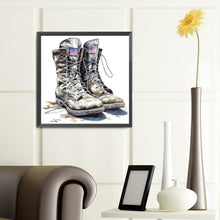 Load image into Gallery viewer, Diamond Painting - Full Round - cowboy boots (40*40CM)
