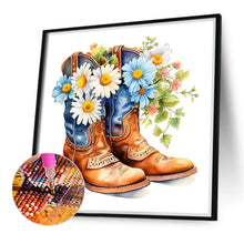 Load image into Gallery viewer, Diamond Painting - Full Round - cowboy boots (40*40CM)
