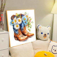 Load image into Gallery viewer, Diamond Painting - Full Round - cowboy boots (40*40CM)

