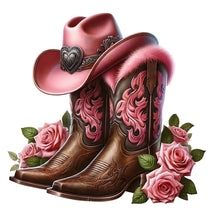 Load image into Gallery viewer, Diamond Painting - Full Round - cowboy boots (40*40CM)
