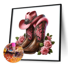 Load image into Gallery viewer, Diamond Painting - Full Round - cowboy boots (40*40CM)

