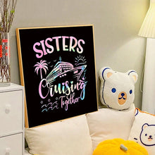 Load image into Gallery viewer, Diamond Painting - Full Round - ship calligraphy and painting (40*40CM)
