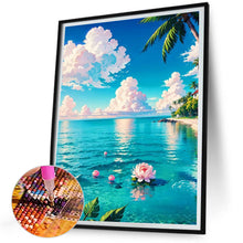 Load image into Gallery viewer, Diamond Painting - Full Square - Lotus by the water (30*40CM)
