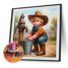 Load image into Gallery viewer, Diamond Painting - Full Square - cowgirl (30*30CM)
