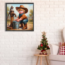 Load image into Gallery viewer, Diamond Painting - Full Square - cowgirl (30*30CM)
