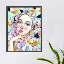 Load image into Gallery viewer, Diamond Painting - Full Round - girl (40*50CM)

