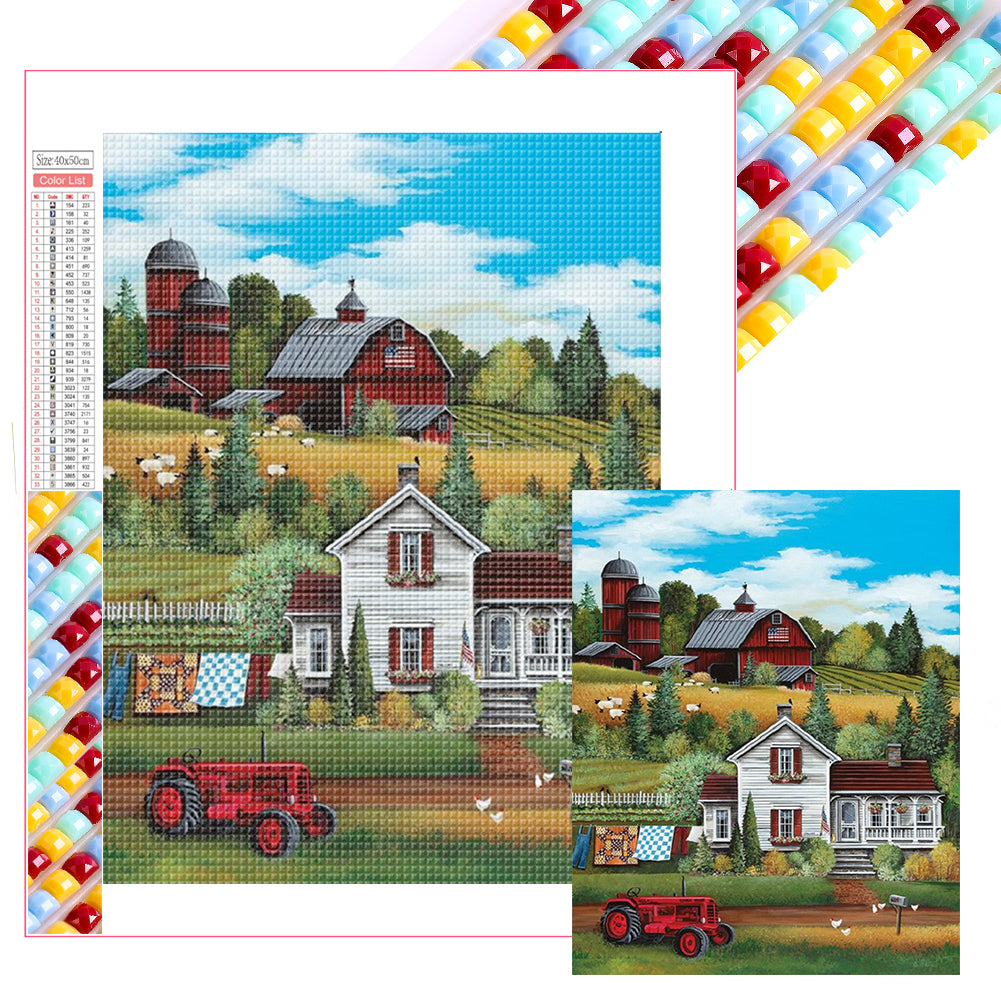 Diamond Painting - Full Square - farm (40*50CM)
