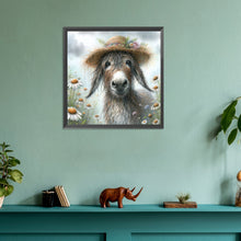 Load image into Gallery viewer, Diamond Painting - Full Round - Daisy Garden Donkey (30*30CM)
