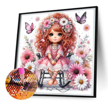 Load image into Gallery viewer, Diamond Painting - Full Round - flower girl (30*30CM)
