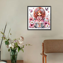 Load image into Gallery viewer, Diamond Painting - Full Round - flower girl (30*30CM)
