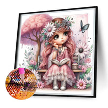 Load image into Gallery viewer, Diamond Painting - Full Round - flower girl (30*30CM)
