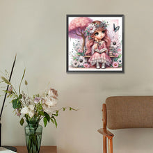Load image into Gallery viewer, Diamond Painting - Full Round - flower girl (30*30CM)
