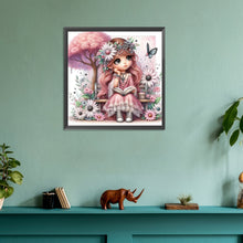 Load image into Gallery viewer, Diamond Painting - Full Round - flower girl (30*30CM)

