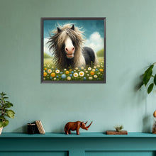 Load image into Gallery viewer, Diamond Painting - Full Round - Donkey in the grass (30*30CM)
