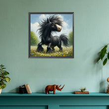 Load image into Gallery viewer, Diamond Painting - Full Round - Donkey in the grass (30*30CM)
