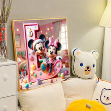 Load image into Gallery viewer, Diamond Painting - Full Round - Mickey Minnie letters (40*40CM)

