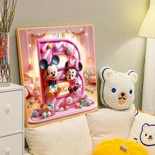 Load image into Gallery viewer, Diamond Painting - Full Round - Mickey Minnie letters (40*40CM)
