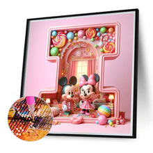 Load image into Gallery viewer, Diamond Painting - Full Round - Mickey Minnie letters (40*40CM)

