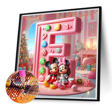 Load image into Gallery viewer, Diamond Painting - Full Round - Mickey Minnie letters (40*40CM)
