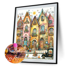 Load image into Gallery viewer, Diamond Painting - Full Round - city street houses landscape (40*50CM)
