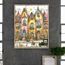 Load image into Gallery viewer, Diamond Painting - Full Round - city street houses landscape (40*50CM)
