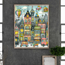 Load image into Gallery viewer, Diamond Painting - Full Round - Car and city house scenery (40*50CM)
